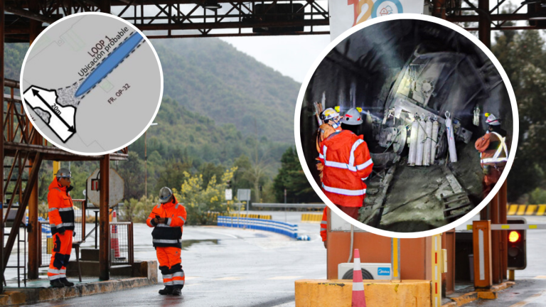 Faltan 70 metros: Esta es la estrategia para llegar hasta los mineros atrapados en El Teniente