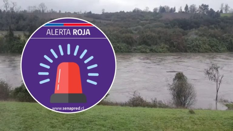Declaran Alerta Roja en Los Sauces y Angol por crecida del río Rehue