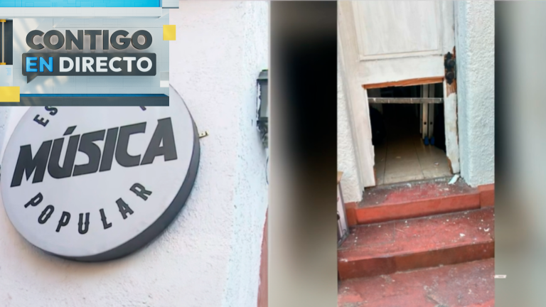 Millonario robo a escuela de música en Ñuñoa: Hicieron forado en la puerta y desconectaron cámaras