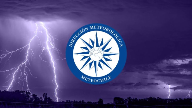 Emiten aviso por probable tormenta eléctrica en una zona de la región de Valparaíso