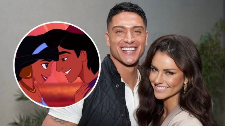 ¡A lo Aladdin! Emilia Dides y Sammis Reyes impactan con fotos desde mezquita en Abu Dabi