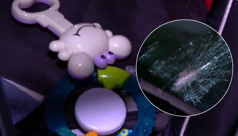 Atacaron con piedras en la Autopista del Sol: En uno de los autos iba una guagua de 7 meses