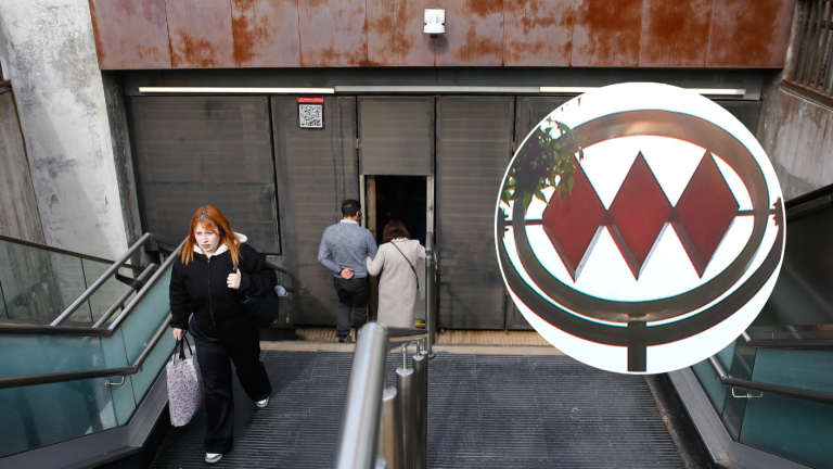 Cierran siete estaciones de la Línea 4 del Metro de Santiago por persona en la vía