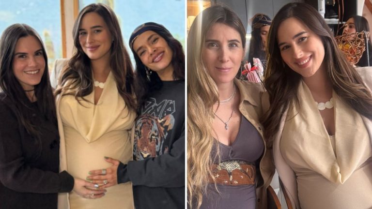 ¿Nuevamente sin Pangal? Melina Noto celebró nuevo baby shower en el Cajón del Maipo