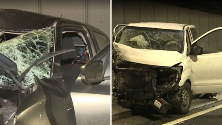 Conductora ebria manejó dos kilómetros contra el tránsito y colisionó en Costanera Norte