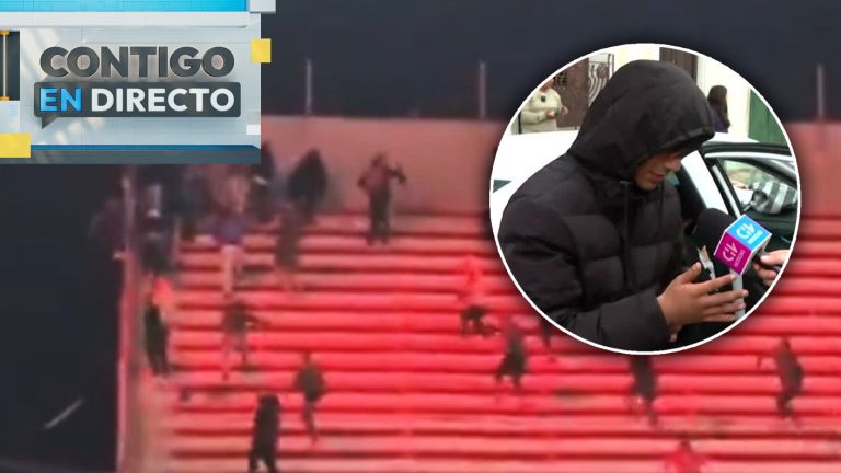 Hincha de la U que cayó desde 20 metros de altura en Argentina: “Nos pescaron a fierrazos después de caer”