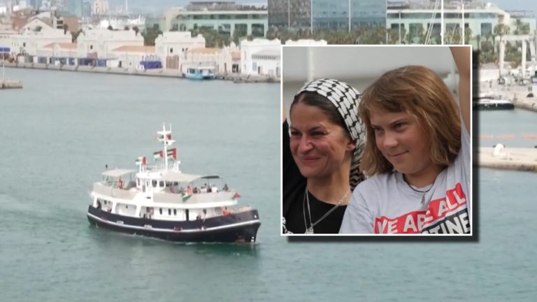 Nueva flotilla encabezada por Greta Thunberg zarpa rumbo a Franja de Gaza con ayuda humanitaria