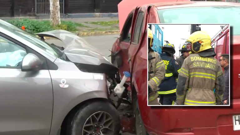 Violento choque en Franklin con Sierra Bella: Hay un herido y cortes de tránsito