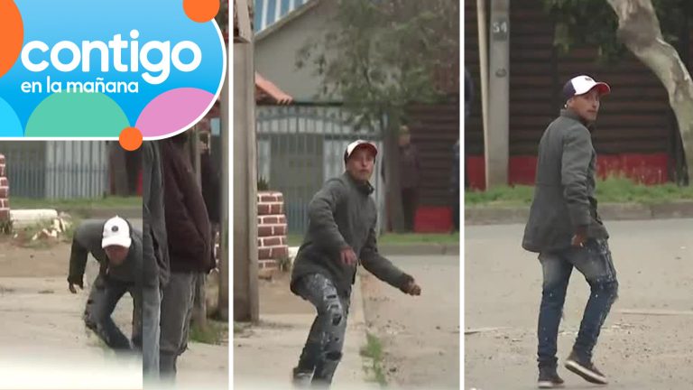 VIDEO | Equipo de Contigo en la Mañana fue agredido EN VIVO con piedras durante operativo en Rancagua