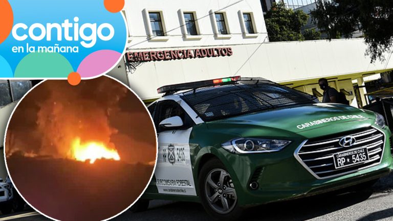 Empresario sufrió violenta golpiza tras portonazo: Delincuentes quemaron su auto en Huechuraba