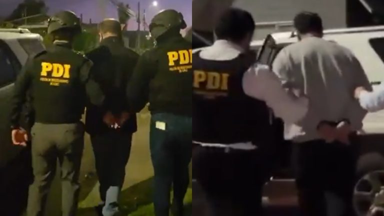 Esposados por la PDI: Así fue la detención de tres de los cuatro implicados por tortura a trabajador en Osorno