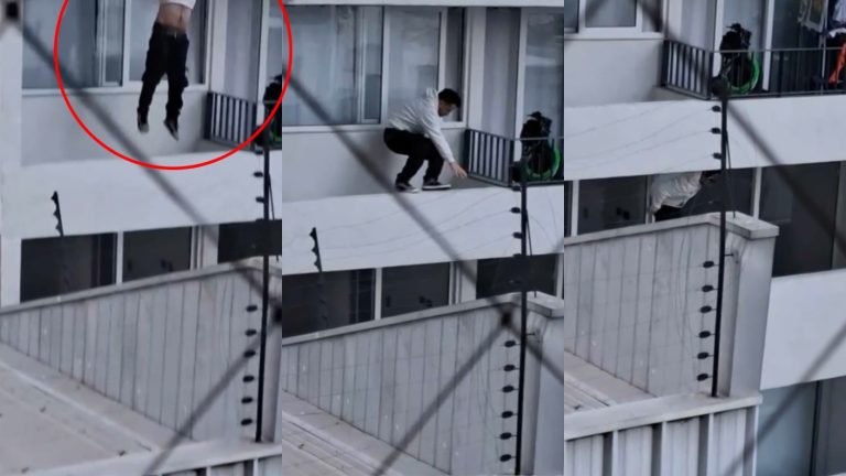 Entró a robar a un edificio alto, llegó Carabineros y se fugó lanzándose por los balcones