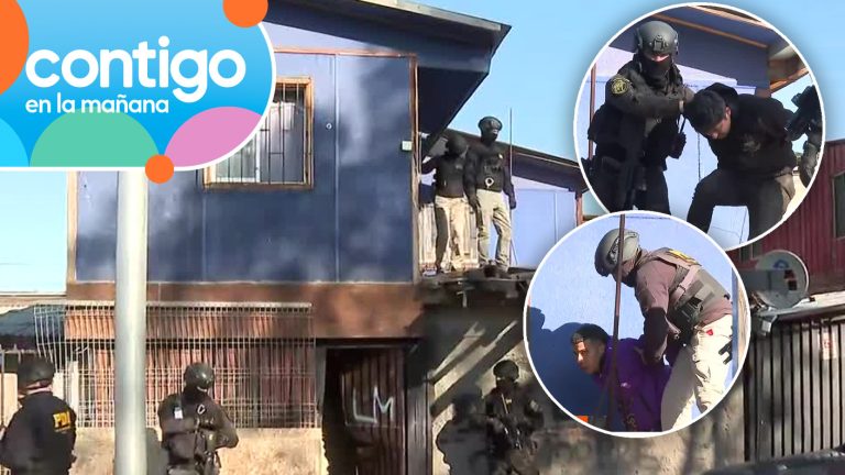 Desbaratan clan familiar narco en Pudahuel: Tres sujetos fueron detenidos tras intentar huir por el techo