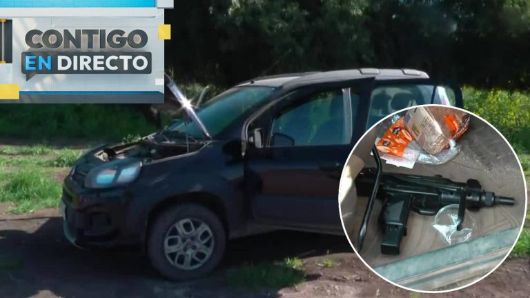 Hallaron presunta arma de guerra: Carabineros detuvo a sujetos que intentaron robar vehículo en Ruta 5