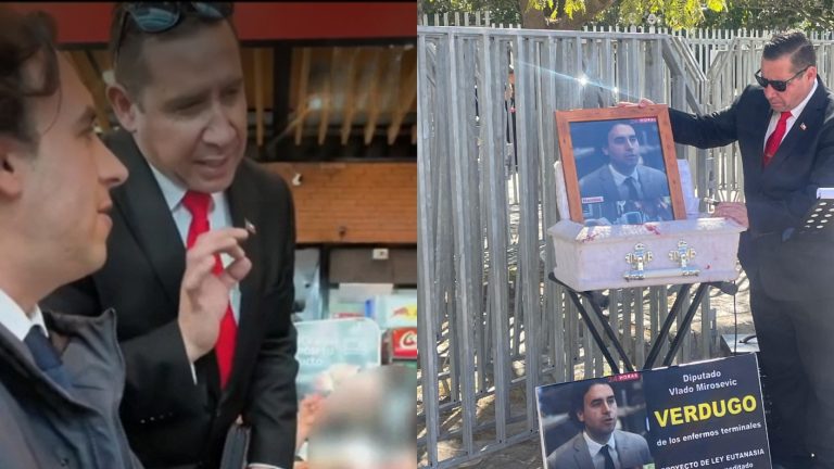“Está muerto en vida”: Vlado Mirosevic denuncia en PDI a Pastor Soto tras nuevo ataque con ataúd en el Congreso