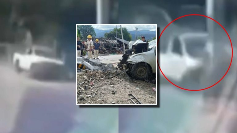 Choque desata caos en Tailandia: Un muerto, 50 postes caídos, miles de personas sin luz e incendios