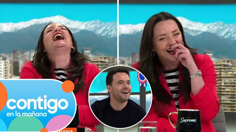 “Una longaniza…”: Andrea Arístegui sufrió chascarro EN VIVO y estalló en carcajadas en Contigo en la Mañana