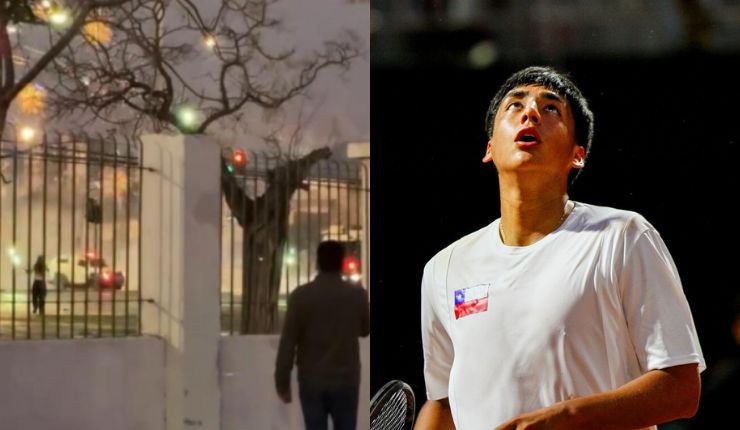 Festejando la Supercopa: Hinchas de la U obligan a detener partido de Copa Davis por pirotecnia