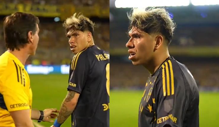 “¿Salgo yo?”: El fastidio de Carlos Palacios tras ser reemplazado en duelo de Boca y Rosario Central