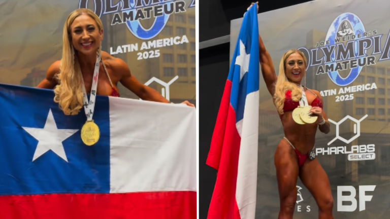 Nicole “Luli” Moreno consiguió nueva medalla de oro en torneo de culturismo en República Dominicana