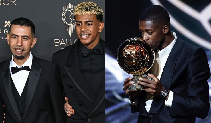 Padre de Lamine Yamal protesta por Balón de Oro a Dembélé y acusa que hay “algo muy raro”