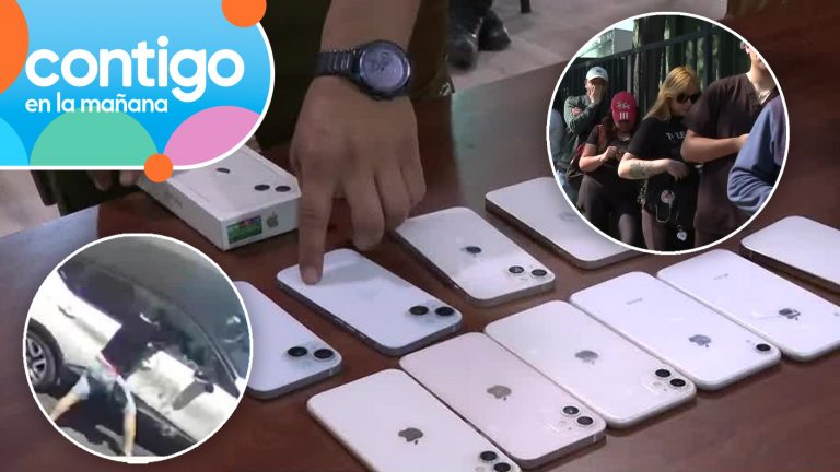 Fueron recuperados en Barrio Franklin: Así operaba banda criminal dedicada al robo de celulares