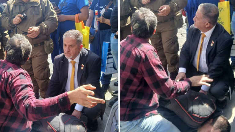 Diputado Roberto Arroyo inmovilizó a delincuente en detención ciudadana en Concepción