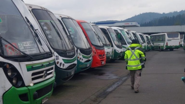 Uno por marihuana y el otro por cocaína: Dos conductores del transporte público de Temuco fueron detenidos