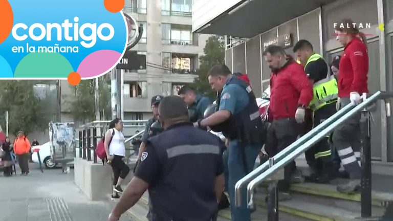 Fue trasladado en camilla: Víctima de apuñalamiento en Metro Franklin fue llevado de urgencia