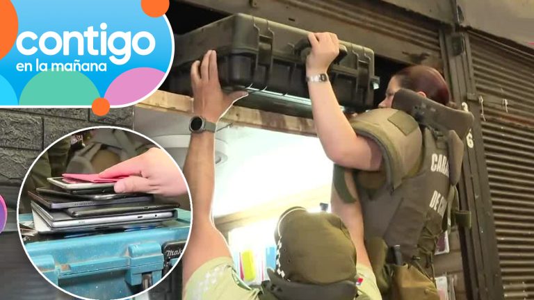 Dueño de local se dio a la fuga: Encuentran celulares robados en galpones de Barrio Franklin