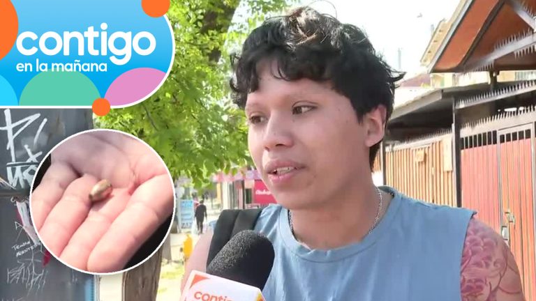 Joven mostró “bala loca” que impactó en el techo de su casa en La Pintana: “Pudo terminar en tragedia”