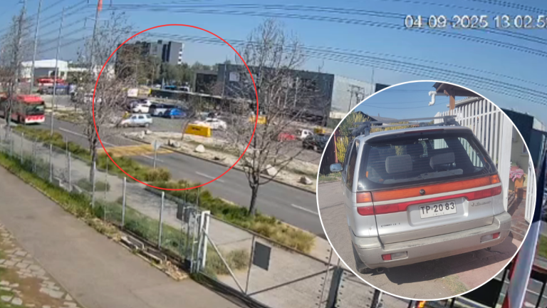 Salió de su trabajo y el auto no estaba: Descarado robo de vehículo en estacionamiento de Pudahuel