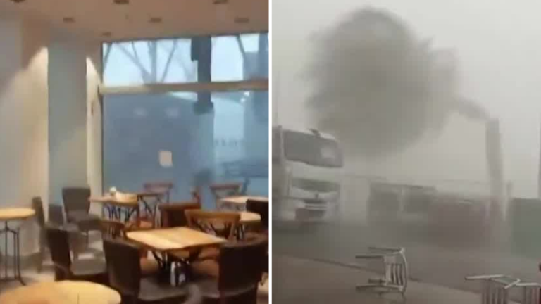 VIDEO | Terror en España: Tormenta con vientos de hasta 100 km/h causó estragos en centro comercial