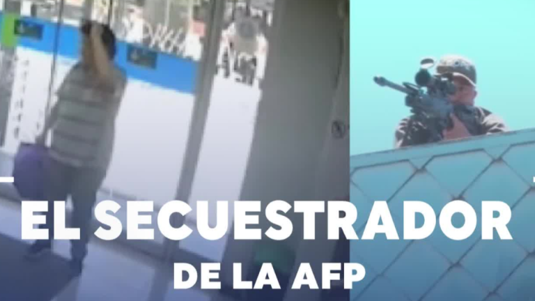 Imágenes exclusivas del secuestrador de la AFP: Arriesgaba cárcel pero cumplirá condena en libertad