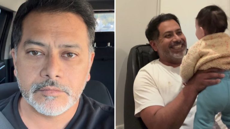 “Ya llegó la...”: Pedro Ruminot mostró el lado B de la paternidad y se lanzó contra seguidores