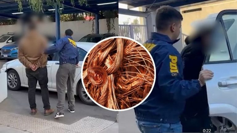 Capturados en flagrancia: Funcionarios municipales de Maipú son detenidos por robar cables de cobre