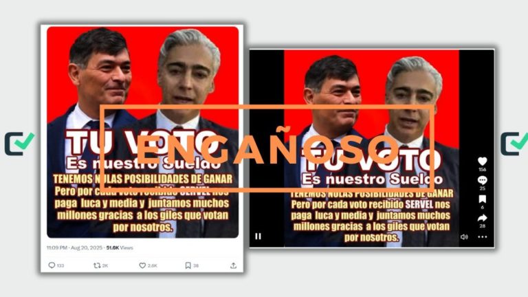 Engañoso: candidatos presidenciales no reciben un “pago” por votos, sino un reembolso de gastos electorales