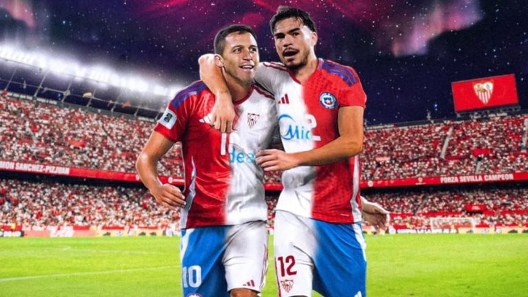 Corazón de chileno: Sevilla queda encantado y destaca dupla de Alexis Sánchez y Gabriel Suazo