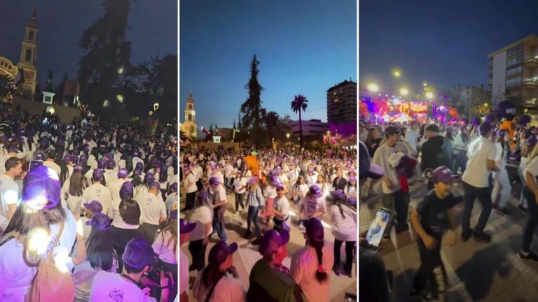 VIDEO | Rancagua se lució con masiva convocatoria que recreó la tradicional coreografía de “Latinos”