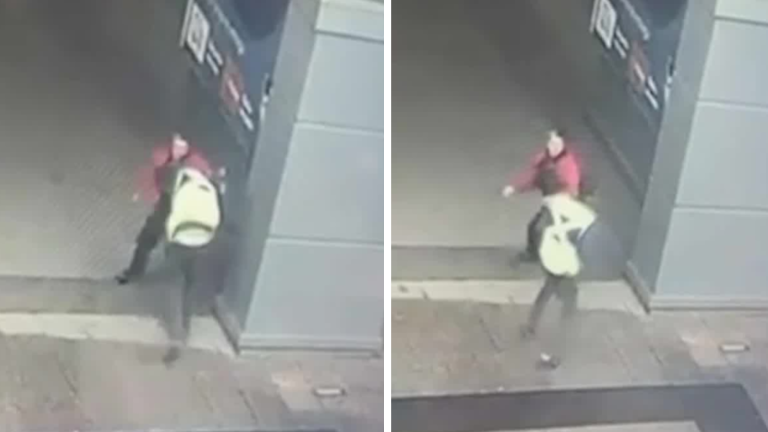 VIDEO | Captan violento ataque a guardias de seguridad en Valdivia: Uno está en riesgo vital