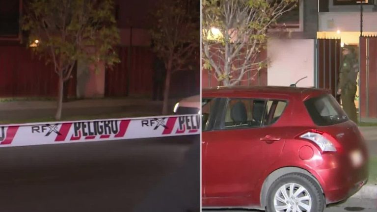 VIDEO | Agredieron al papá y robaron su auto: Violento turbazo a familia en Peñalolén