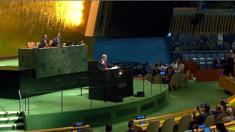 VIDEO | Abandonaron la sala: Así fue el discurso de Benjamin Netanyahu en la Asamblea de la ONU