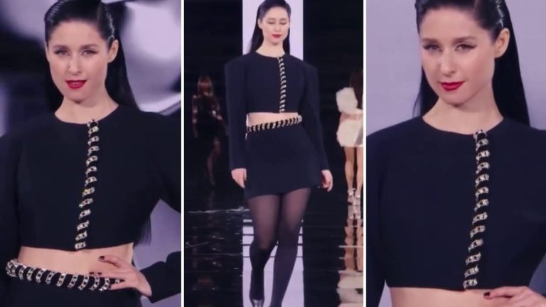 VIDEO | Así fue la deslumbrante caminata de Francisca Valenzuela en la Semana de la Moda de París