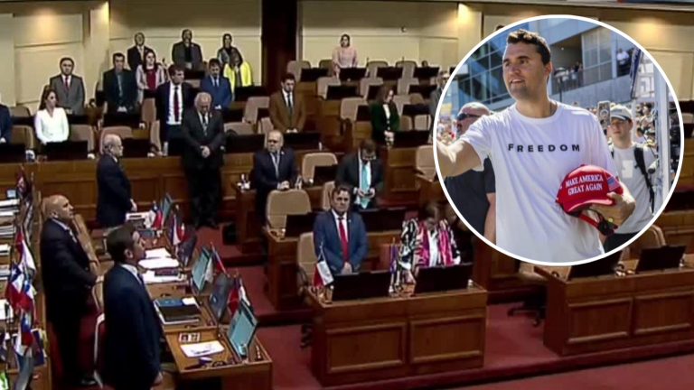 VIDEO | Cámara de Diputados dedicó minuto de silencio por crimen de Charlie Kirk en EEUU