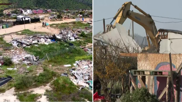 VIDEO | Así está el terreno de la toma Calicheros tras demolición y desalojo total