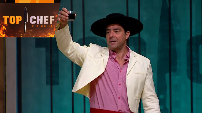 “Brindo, brindo…”: Cristián Riquelme se lució con divertidas payas en la edición dieciochera de Top Chef