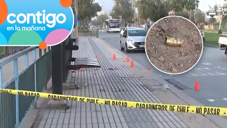Balacera en paradero de Puente Alto: Dos personas fueron heridas durante robo frustrado