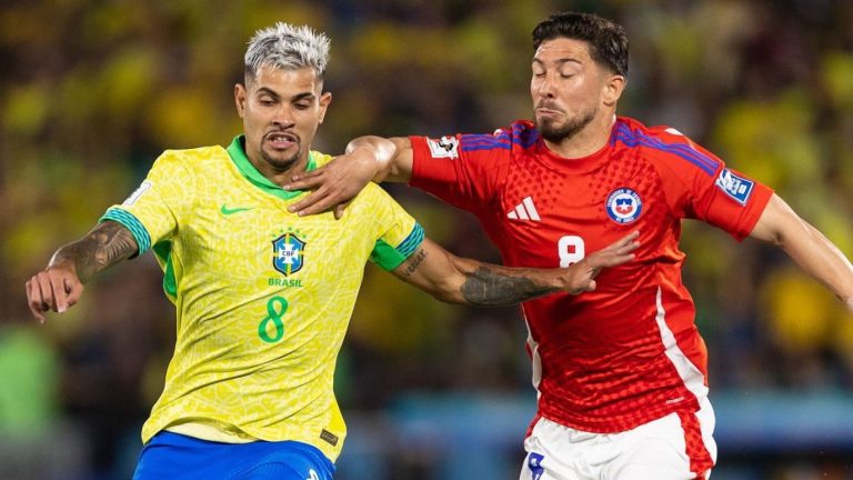 Tabla de posiciones Eliminatorias: Chile se mantiene último tras caer ante Brasil