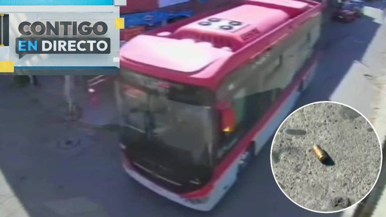 Bus RED recibió disparos mientras iba con pasajeros a bordo en Pedro Aguirre Cerda