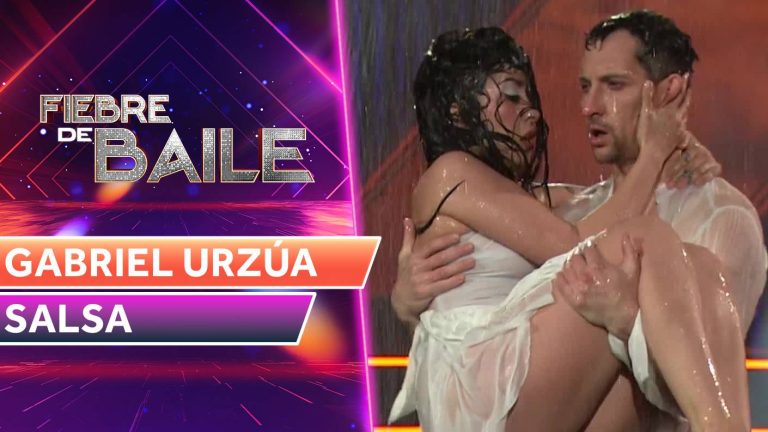 ¡Emotiva performance! Gabriel Urzúa deleitó con impecable coreografía bajo la lluvia en Fiebre de Baile